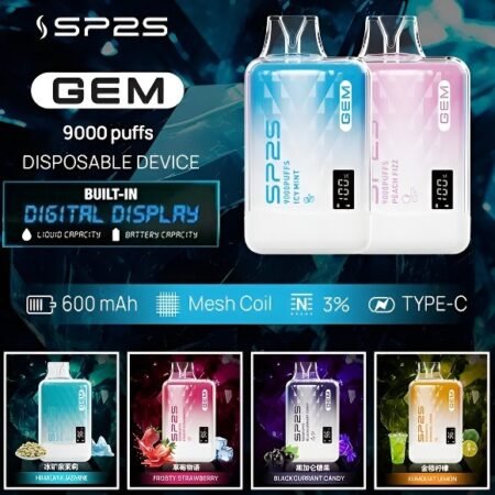 SP2S 9000 PUFFS一次性電子煙