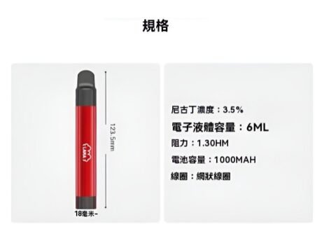 一次性電子煙 LANA PEN 2000 PUFFS