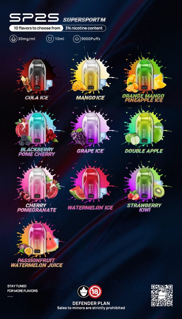 台灣SP2S 12000 Puffs 電子煙