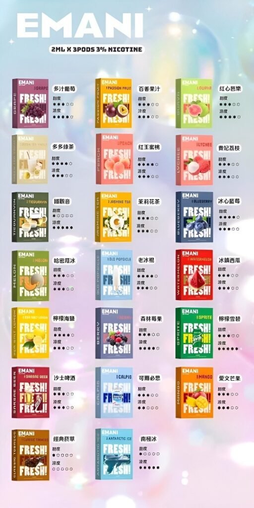 EMANI 煙彈 依馬尼霧化彈