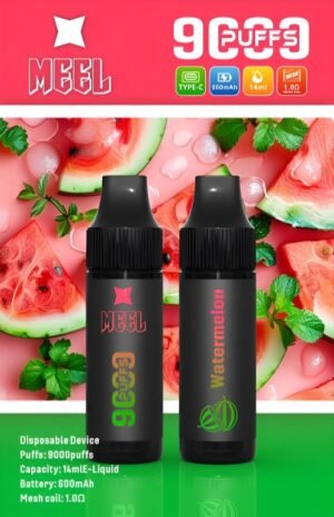可充電 Meel 9000 Puffs 拋棄式 一次性電子煙