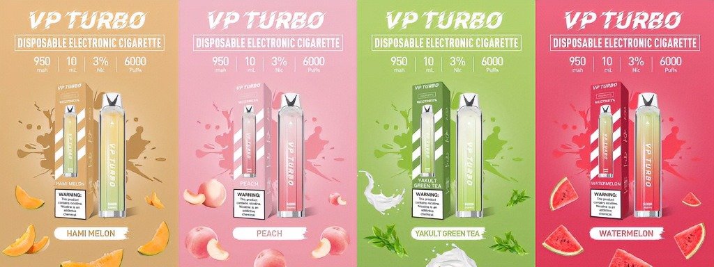 VP Turbo 6000 Puffs 拋棄式 發光電子煙
